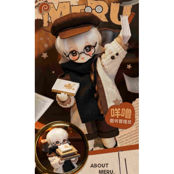 Meru sheep librarian doll full-set LIMITED【TinyFox】1/6 YO-SD size angel doll BJD 28cm BJD doll Meru sheep librarian doll full-set LIMITED【TinyFox】1/6 YO-SD size angel doll BJD 28cm BJD doll