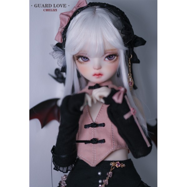 Chelizi/black cherry Doll HEAD only LIMITED【Guard Love】1/4 MSD size BJD girl doll head 42cm