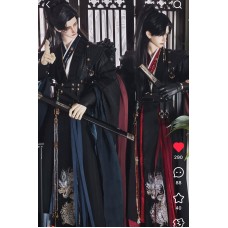 Sishige Hanfu doll outift LIMITED【包子家的点心铺】MSD SD17 ID75 YC77 boy doll BJD outfit set