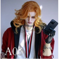 A03 styled Wig LIMITED【Punkmomo】SD17 SD13 1/3 uncle size BJD doll wig