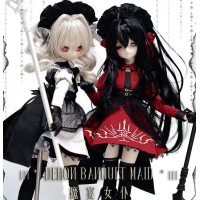 Demon Maid doll outift LIMITED【From Midgard/尘世庭院】SD13 MSD 1/3 1/4 girl doll outfit set