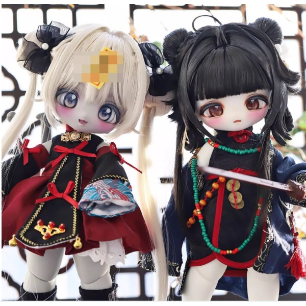 Little Panda 1/6 size doll LIMITED【Lu Bottlefly】BJD mini YO-SD 1/8 size girl doll 22cm