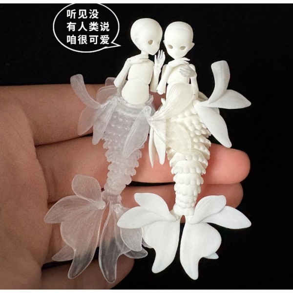 Mini Mermaid/Koi LIMITED【Qinyu Doll】BJD mini 1/12 size 9cm pet animal doll