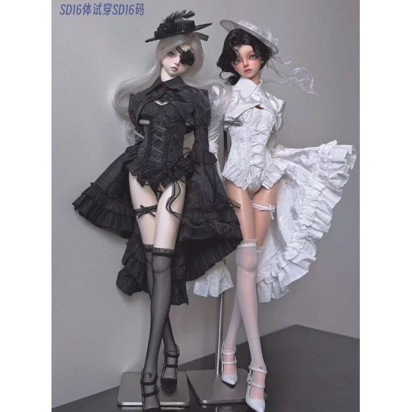 Rose Bathime doll outift LIMITED【Cadioch】SD13 SD16 1/3 size girl doll outfit set