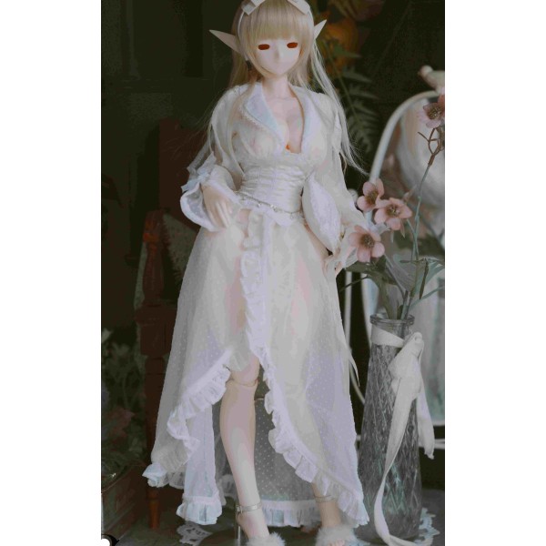 1/4 size Super Movable Number 2 girl Doll Body LIMITED【Corvus Corax】BJD MSD 50cm girl doll body