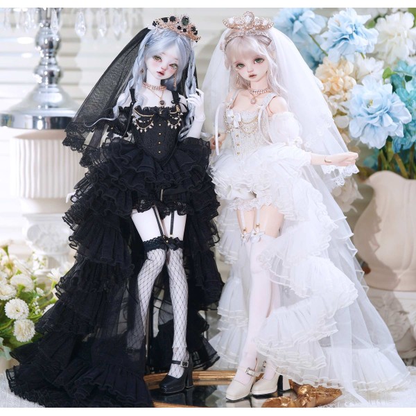 Rose Curse SP doll outift LIMITED【Sidixiang/思帝乡】MSD 1/4 size girl doll dress set