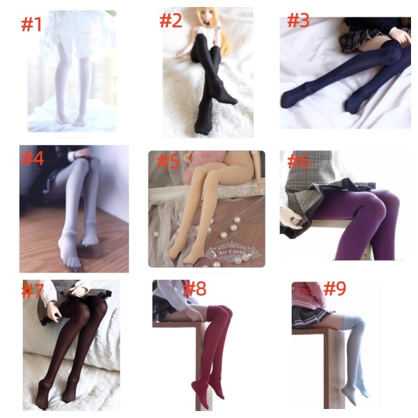 Anti staning pantyhose 9 colors【Zndoll】80cm/75cm/SD17/SD13/MSD 1/3 1/4 BJD doll use