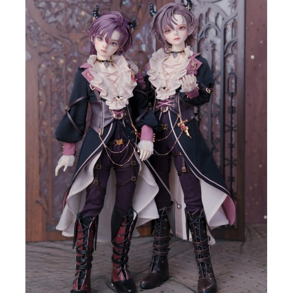 Purple gentleman doll outift LIMITED【Fantasy Wind】MSD 1/4 size boy doll outfit set