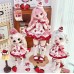Strawberry egg tart doll outift STOCK LIMITED【Xianyu】1/4 1/6 MSD YOSD size girl doll dress