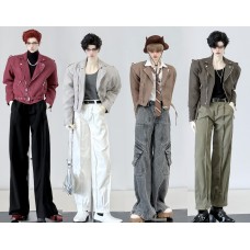 Suede Jacket doll outift LIMITED【SWDOLL】75cm SD17 MSD BJD doll jacket outfit