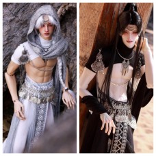Night Moro doll outift LIMITED【鹤梦阁/crane dream】MSD SD17 ID75 boy doll BJD outfit set