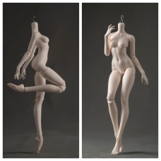 44cm Lady girl Doll Body LIMITED【Coral Reef】BJD MSD 1/4 size 44cm girl doll body