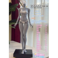 1/4 PVC Pearl Doll Body【Nayomi】BJD MSD 1/4 size 44cm girl doll body