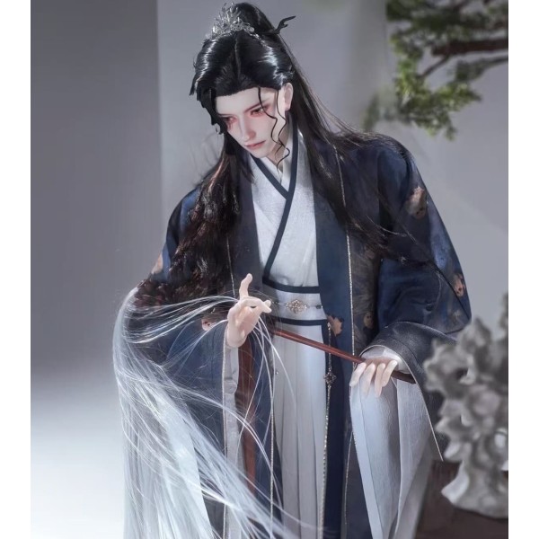Blue Bird Hanfu doll outift LIMITED【宿雪莲歌/Snow Lotus】MSD SD13 SD17 ID75 boy doll BJD outfit set