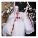 White plum blossom Hanfu doll outift LIMITED【月露栀音/Yueluzhiyin】70cm ID75 MSD 1/4 size doll outfit