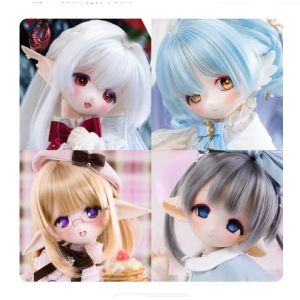 ELF doll ears set LIMITED【Angel Whisper】BJD SD13 1/3 size girl doll head use 19-23cm ELF doll ears set LIMITED【Angel Whisper】BJD SD13 1/3 size girl doll head use 19-23cm