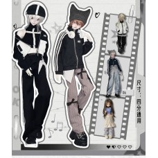 Casual-OK doll outift LIMITED【Fantasy Lab】MSD 1/4 girl doll outfit set