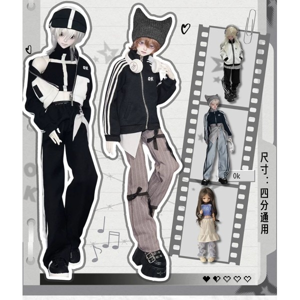Casual-OK doll outift LIMITED【Fantasy Lab】MSD 1/4 girl doll outfit set Casual-OK doll outift LIMITED【Fantasy Lab】MSD 1/4 girl doll outfit set