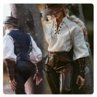 Medieval vest separate doll clothes LIMITED【吉栗BJD/Jili】BJD 70cm 75cm 77cm uncle doll outfit