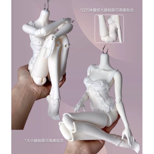 1/4 white chocolate girl Doll Body LIMITED【COCO studio/可可工房】BJD MSD 1/4 size 45cm girl doll body 1/4 white chocolate girl Doll Body LIMITED【COCO studio/可可工房】BJD MSD 1/4 size 45cm girl doll body