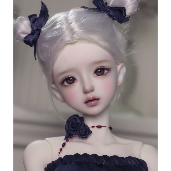 Lilac 1/4 size Doll HEAD only LIMITED【QQ-doll/芊芊自制】1/4 MSD size BJD doll head 43cm Lilac 1/4 size Doll HEAD only LIMITED【QQ-doll/芊芊自制】1/4 MSD size BJD doll head 43cm