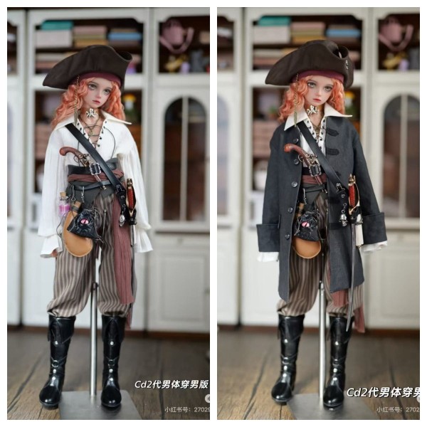 Little pirate Boy doll outift LIMITED【XiaXia handmade】MSD 1/4 size boy doll outfit set Little pirate Boy doll outift LIMITED【XiaXia handmade】MSD 1/4 size boy doll outfit set