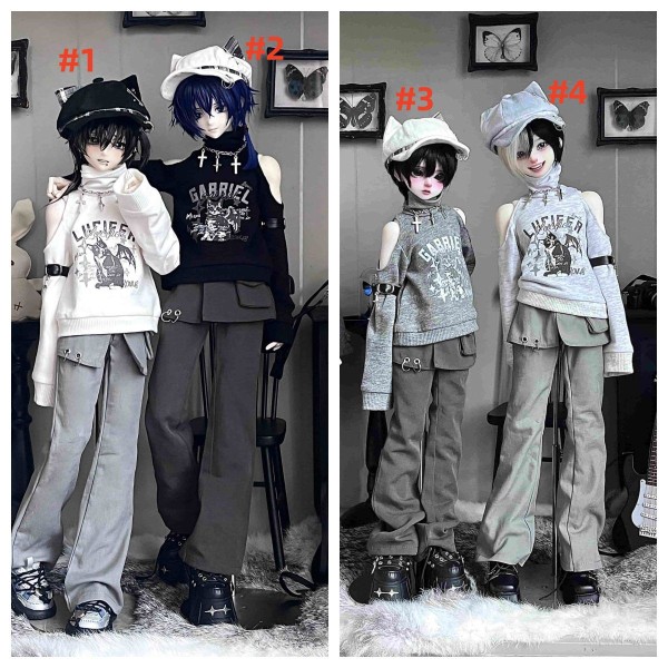Cat contract doll outift LIMITED【Fallen Angel/堕天使染剂】MSD YO-SD 1/4 1/6 size boy/girl doll BJD outfit set