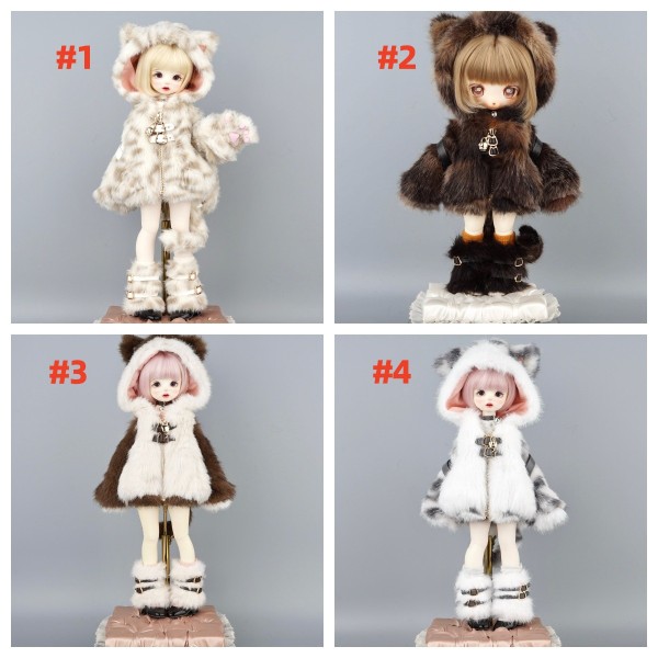 Cat Story fur doll outift LIMITED【Xinru handmade】YO-SD 1/6 size boy/girl doll BJD outfit set