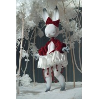 Cinnabar/朱砂 rabbit doll LIMITED【Coral Reef】BJD YOSD 1/6 size animal doll 35cm