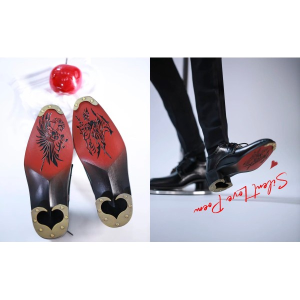 Silent Love Poem doll shoes LIMITED【Punkmomo】ID75 AM77 uncle BJD doll shoes