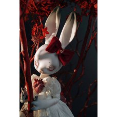 White Moon/白月 rabbit doll LIMITED【Coral Reef】BJD YOSD 1/6 size animal doll 35cm