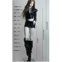 62cm 1/3 size girl Doll Body LIMITED【Grey Plump】BJD SD13 1/3 size 62cm girl doll body