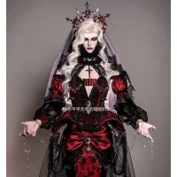 Master of Blood Moon fishbone doll dress set LIMITED【LaLa/辣拉落蜡腊】75cm SD17 SD13 BJD doll outfit