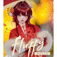 Fluffy Mini Doll HEAD only LIMITED【Wonderland Doll】1/4 MSD size BJD doll head