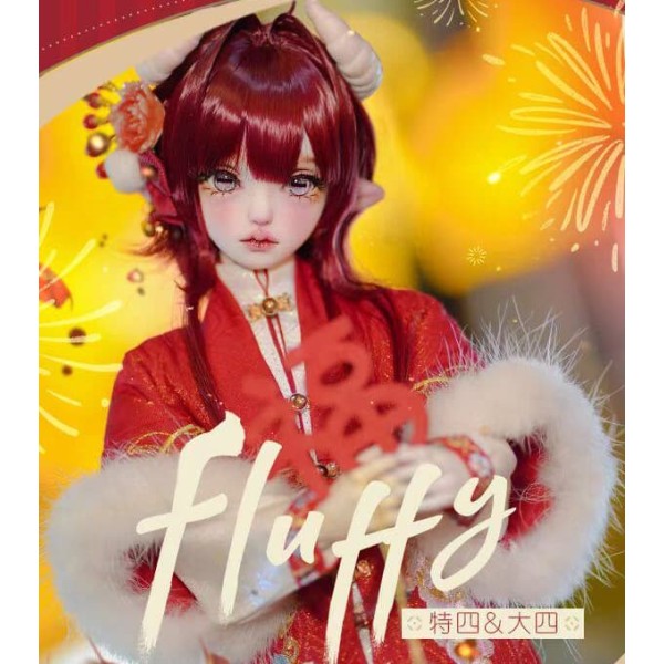 Fluffy Mini Doll HEAD only LIMITED【Wonderland Doll】1/4 MSD size BJD doll head Fluffy Mini Doll HEAD only LIMITED【Wonderland Doll】1/4 MSD size BJD doll head