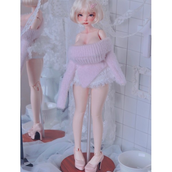 1/4 size Cheese Cream Cap girl Doll Body LIMITED【Dream Candy House】BJD MSD 1/4 size 45cm girl doll body