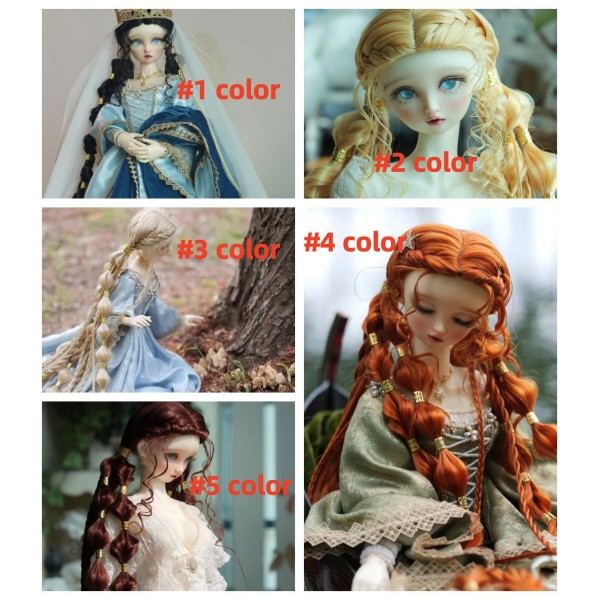 Super Long Braid Wig styled LIMITED【林荫下的时光】1/3 SD13 SD17 size BJD doll wig