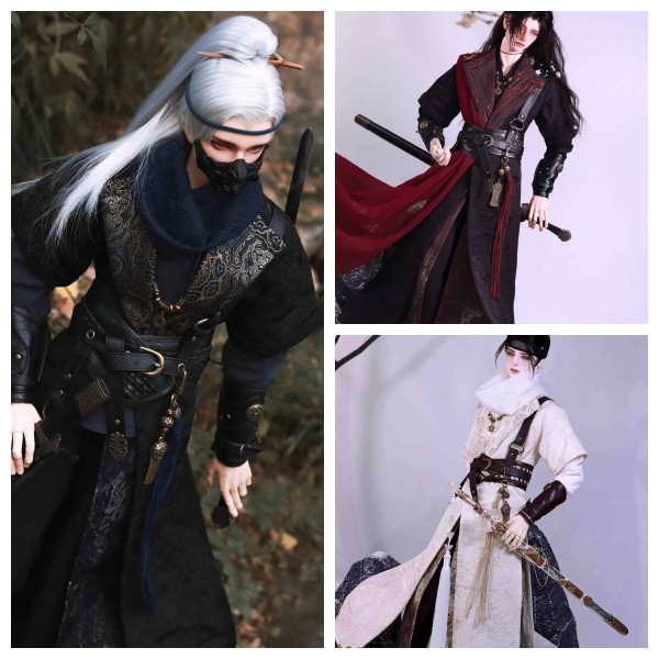 Night Boating/夜行舟 Hanfu doll outift LIMITED【鹤梦阁/Crane Dream】SD17 ID75 YC77 size BJD boy doll outfit