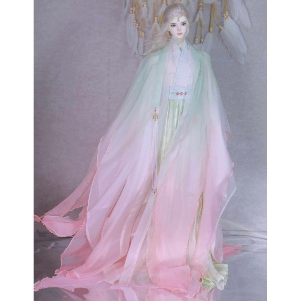 Petal Sleeves Hanfu doll outift LIMITED【April Deer/四月鹿】MSD SD17 ID75 boy doll BJD outfit set