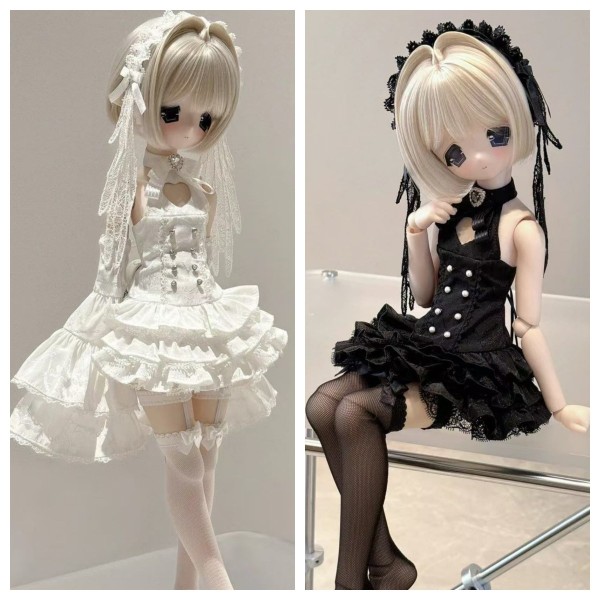 Pure Feather doll outift LIMITED【雪色暧】MSD 1/4 size BJD doll outfit set