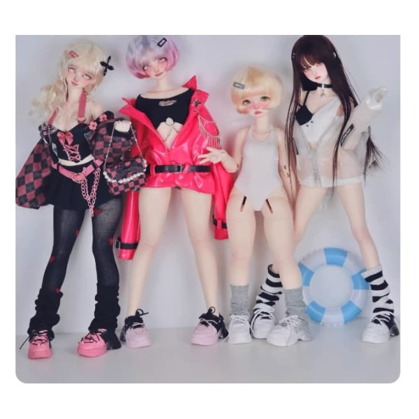 Bicolor Sneakers doll shoes LIMITED【YOMI DOLL】MSD 1/4 size BJD doll shoes