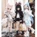 Vampire Cat doll outift LIMITED【一口三个饼】MSD 1/4 size BJD girl doll outfit set