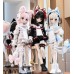 Vampire Cat doll outift LIMITED【一口三个饼】MSD 1/4 size BJD girl doll outfit set