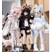 Vampire Cat doll outift LIMITED【一口三个饼】MSD 1/4 size BJD girl doll outfit set