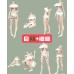 1/4 size Fuyu Girl doll Body LIMITED【CocoonDoll】BJD MSD 1/4 size 44cm girl doll body