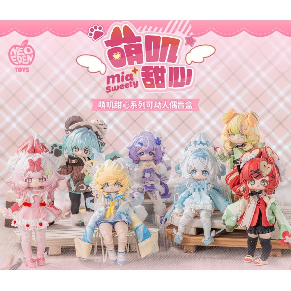 Mia Sweety Full-set Lucky Box LIMITED【Neo Eden Toys】mini YO-SD size BJD doll 15cm