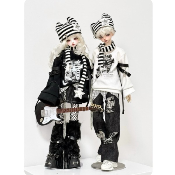 Black and White doll outift LIMITED【Fantasy Lab/幻想实验室】MSD 1/4 BJD doll outfit set