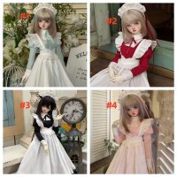 Colorful Maid doll outift LIMITED【Moond】MSD 1/4 size doll BJD outfit set