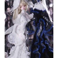 Night Brightness-Moth doll outift LIMITED【AD/August Dream】SD13 MSD 1/3 1/4 size BJD girl doll dress