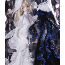 Night Brightness-Moth doll outift LIMITED【AD/August Dream】SD13 MSD 1/3 1/4 size BJD girl doll dress